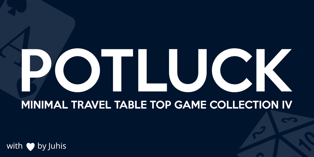 Potluck - Minimal travel table top game collection 4