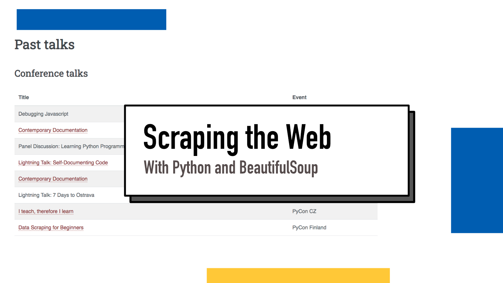 Web scraping deals python beautifulsoup