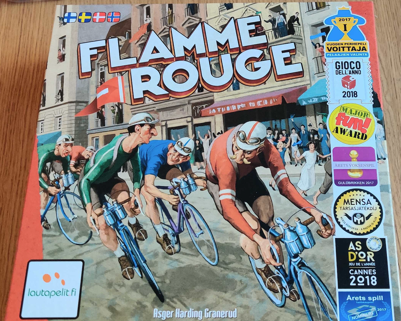 Flamme store rouge cycling