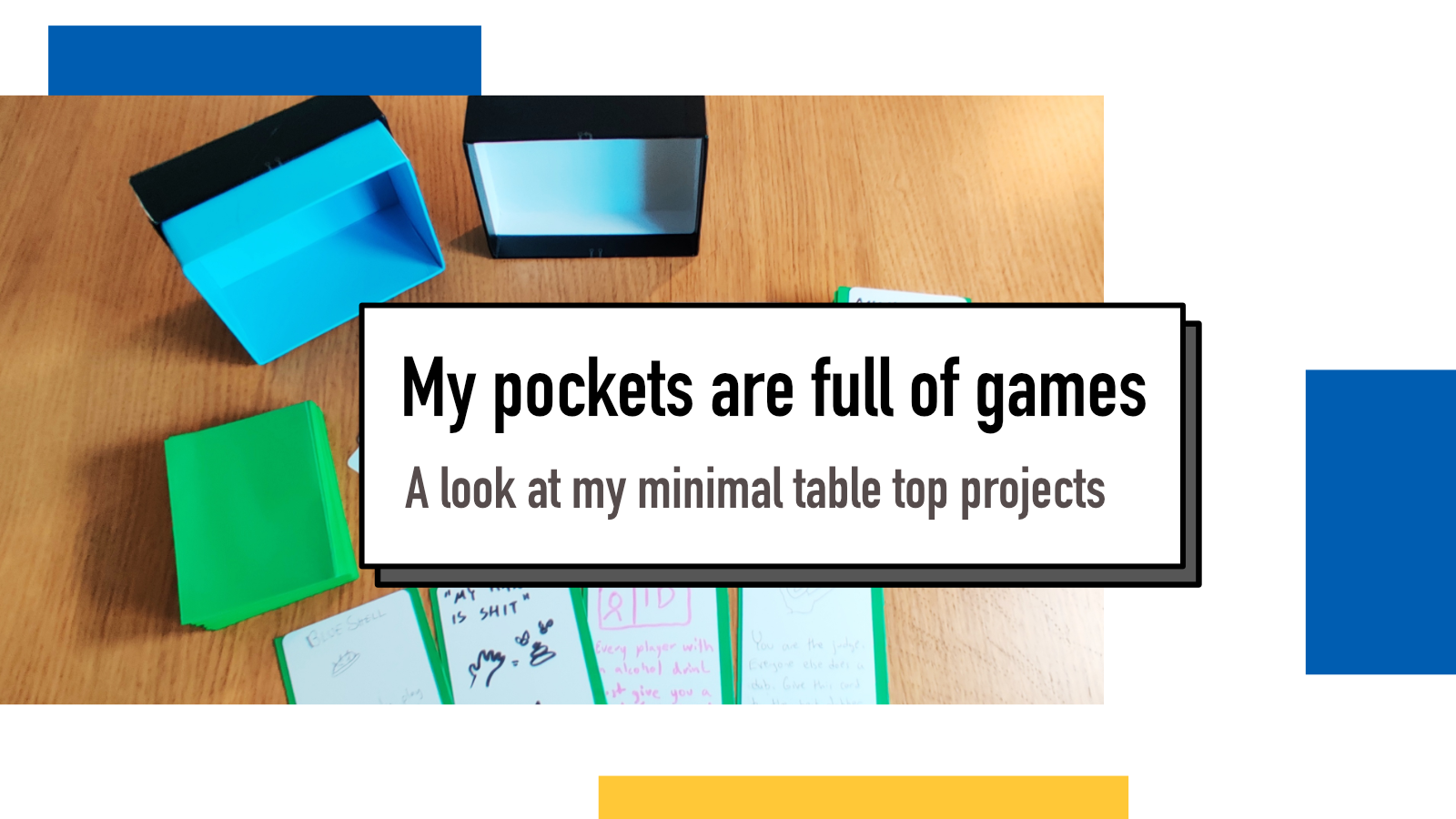 My pockets are full of games : Juha-Matti Santala