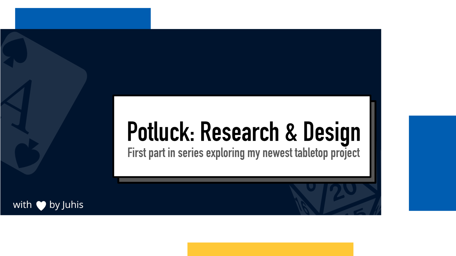 Potluck #1: Research and Design : Juha-Matti Santala