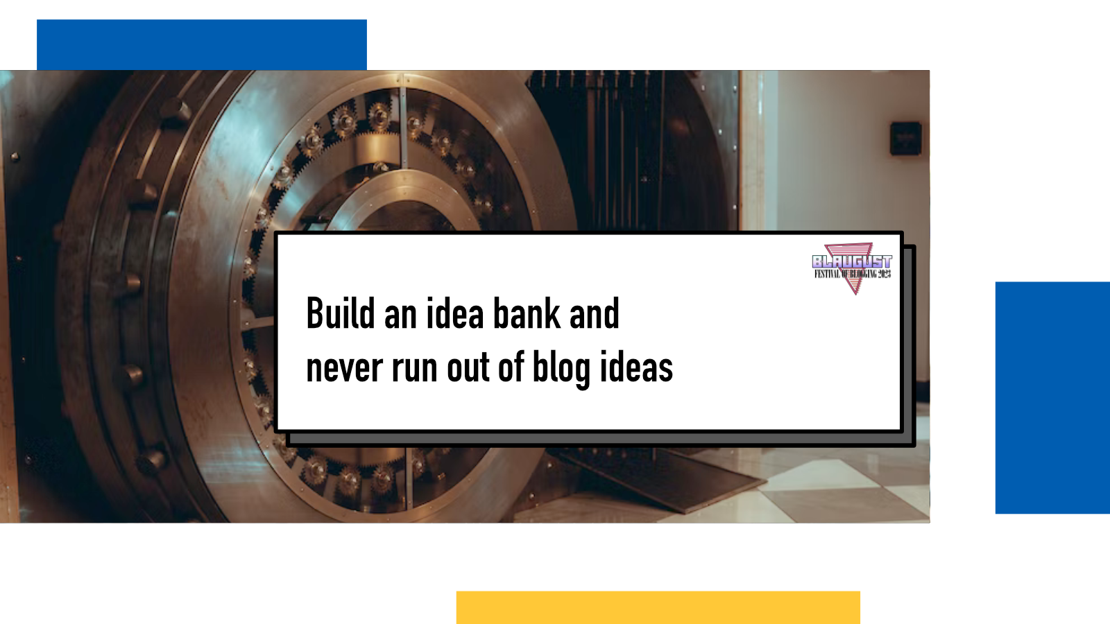 Build an idea bank and never run out of blog ideas : Juha-Matti Santala