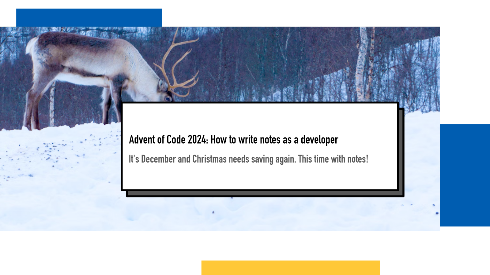 Advent of Code 2024 How to write notes as a developer JuhaMatti Santala