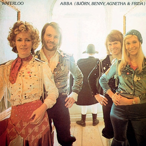 ALbum cover for ABBA's Waterloo