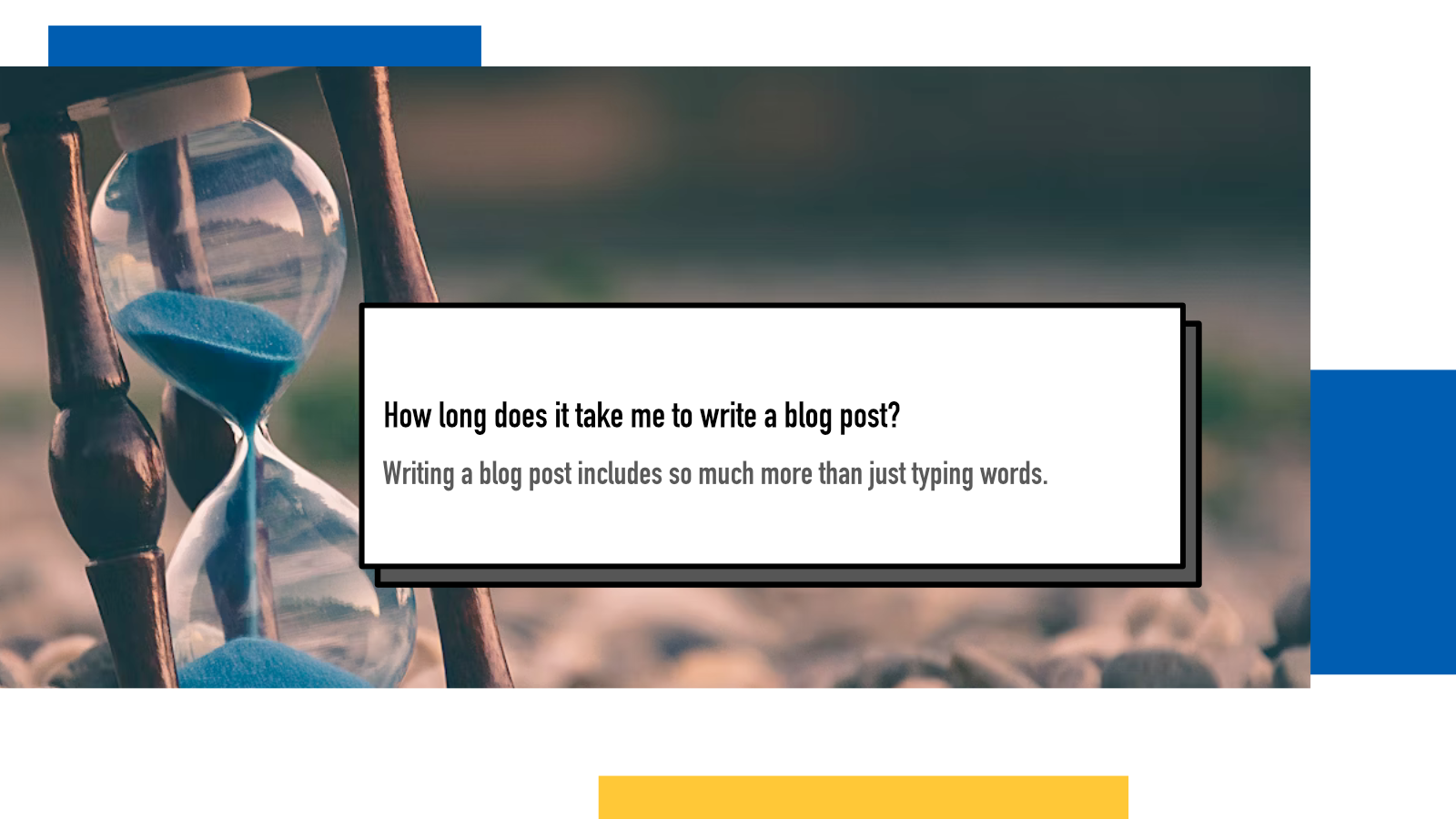 How long does it take me to write a blog post? : Juha-Matti Santala
