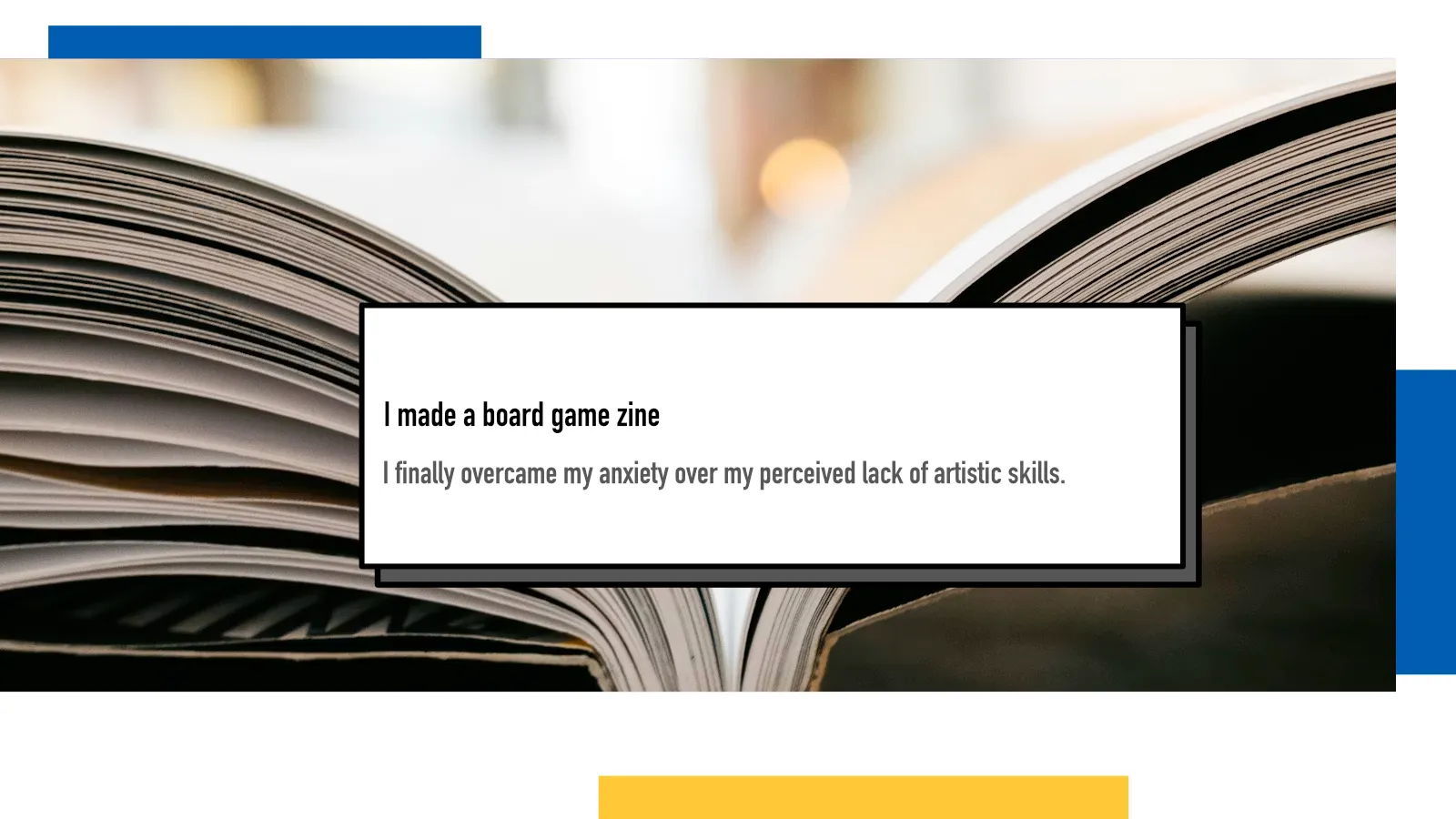 I made a board game zine : Juha-Matti Santala