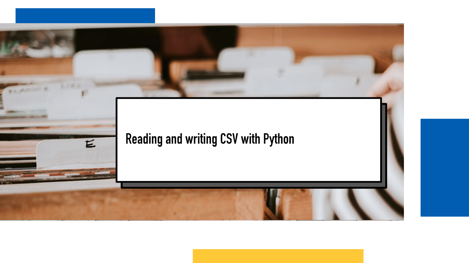 Reading and writing CSV with Python : Juha-Matti Santala