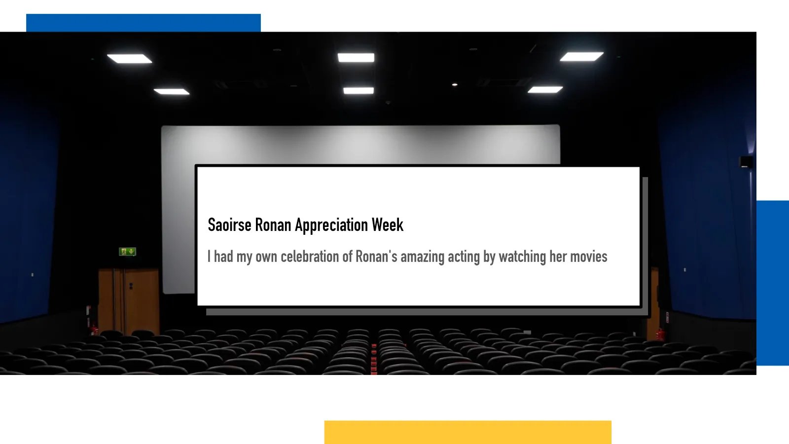 Saoirse Ronan Appreciation Week : Juha-Matti Santala