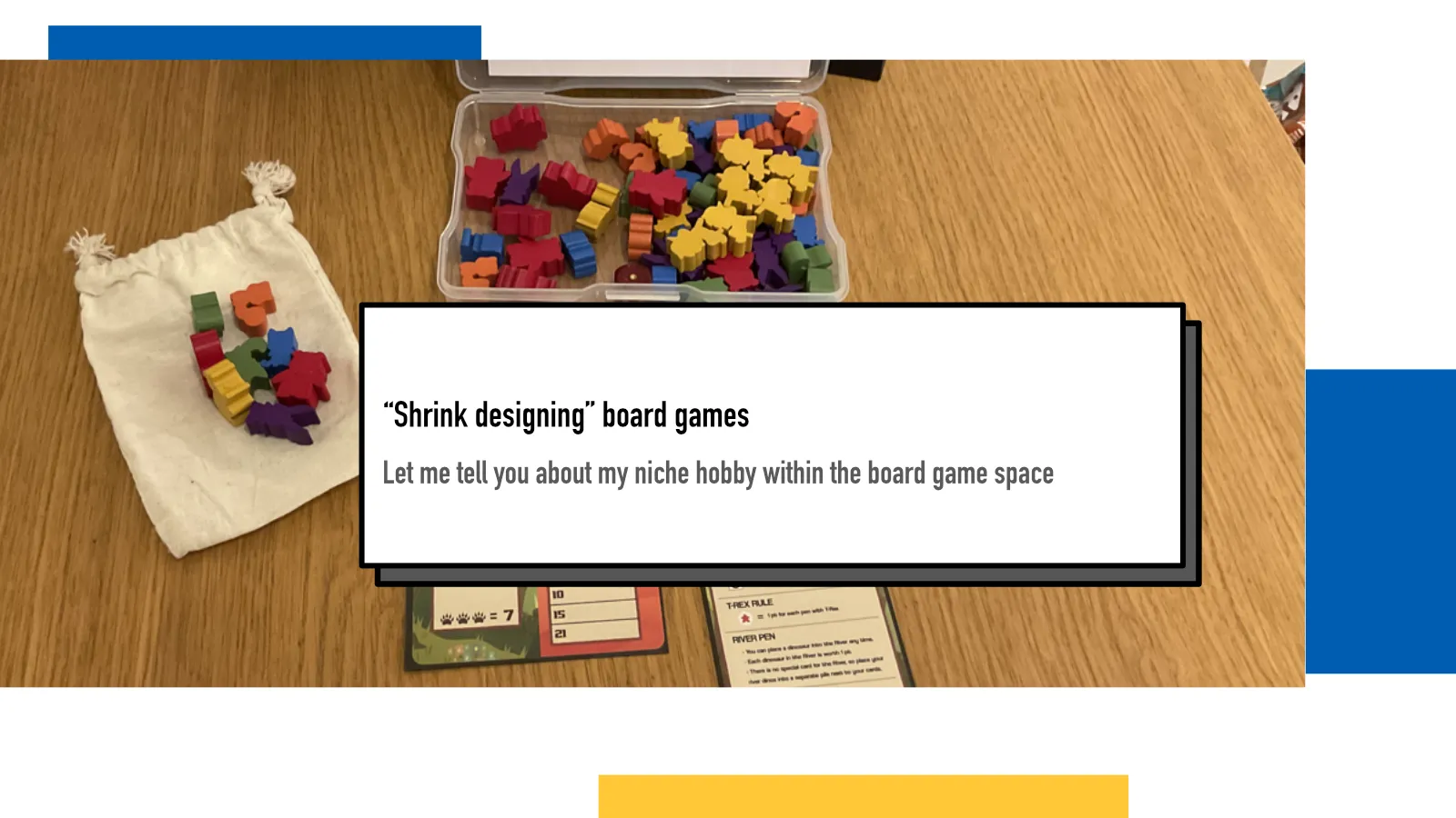 “Shrink designing” board games : Juha-Matti Santala