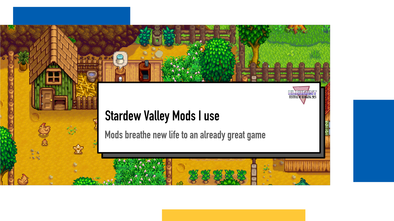 Stardew Valley Mods I use : Juha-Matti Santala