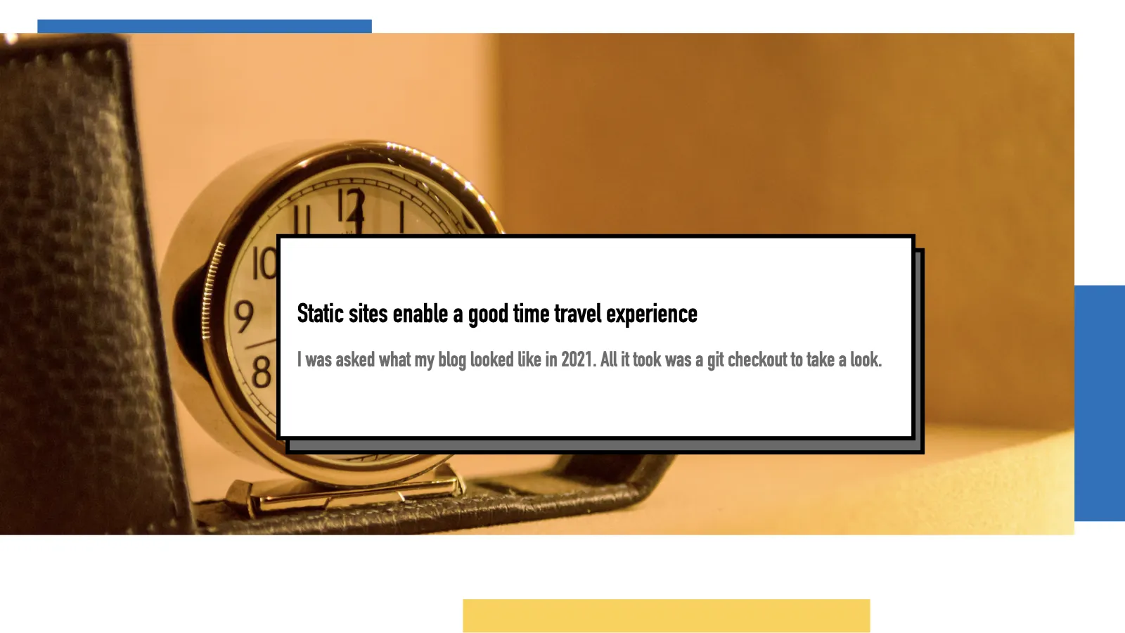 Geradores de Sites Estáticos: Viagem no Tempo para seu Site