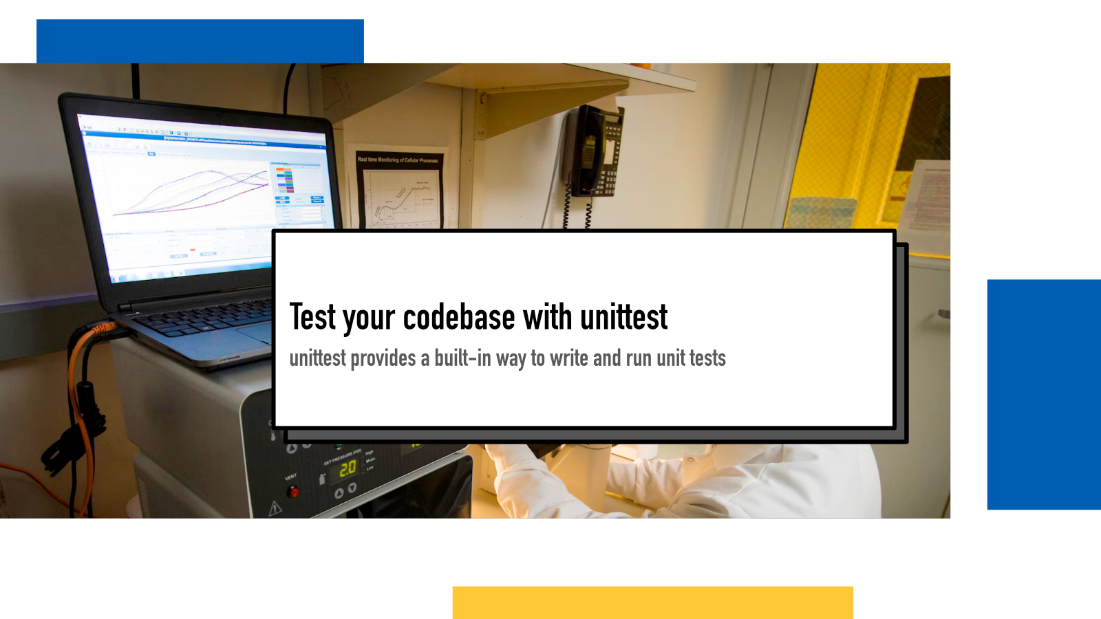 Test your codebase with unittest : Juha-Matti Santala