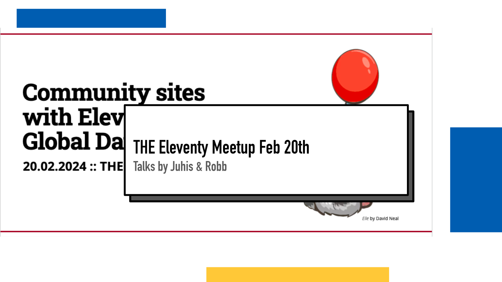 THE Eleventy Meetup Feb 20th : Juha-Matti Santala